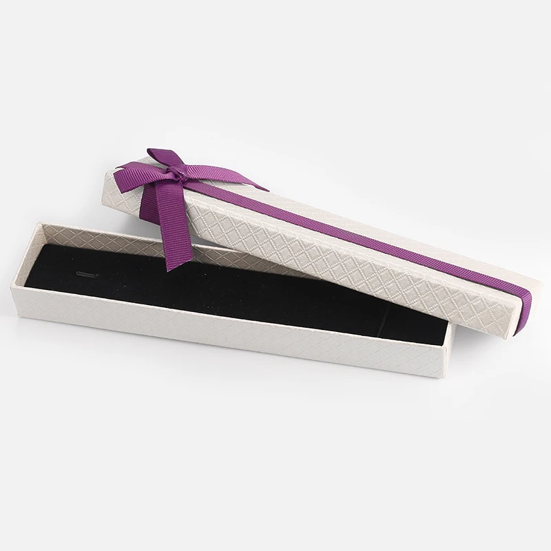 Davieslee 1pc Square Gifts Box For Necklace Bracelet Earrings Ring Purple Bow knot Jewelry Organizer Display Paper White DBOX_9
Davieslee 1pc Square Gifts Box For Necklace Bracelet Earrings Ring Purple Bow knot Jewelry Organizer Display Paper White DBOX_9