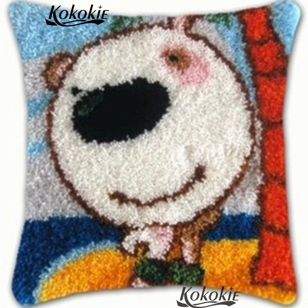Crocheting Rug canvas latch hook cartoon cushion diy Embroidery cross-stitch Needlework Pillowcase
Crocheting Rug canvas latch hook cartoon cushion diy Embroidery cross-stitch Needlework Pillowcase