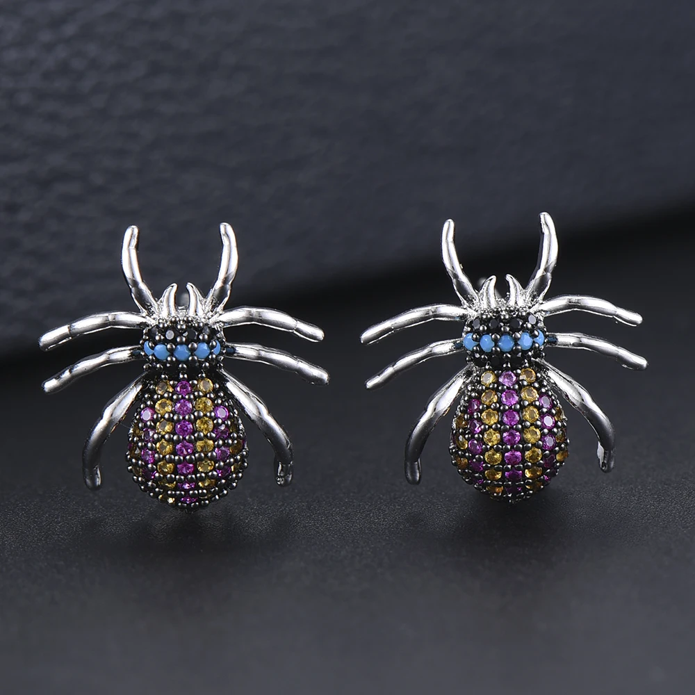 17*17 mm Unique Insect Shape Stud Earrings Rhinestone Inlaid Fashion Jewelry Statement For Women Daily Wearing
17*17 mm Unique Insect Shape Stud Earrings Rhinestone Inlaid Fashion Jewelry Statement For Women Daily Wearing