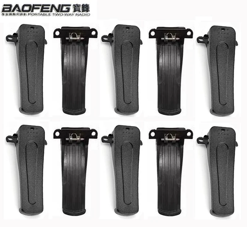 10 шт. оригинальные зажимы Baofeng Bf 888s зажим для ремня Φ BF 666S b6 6r аксессуары