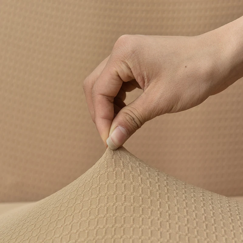 Solid Color Elastic Antskid Sofa Cover Waterproof Sofa Slipcovers 95% Polyester +5% Spandex 1/2/3 Seat Couch Furniture Cover Set 
Solid Color Elastic Antskid Sofa Cover Waterproof Sofa Slipcovers 95% Polyester +5% Spandex 1/2/3 Seat Couch Furniture Cover Set