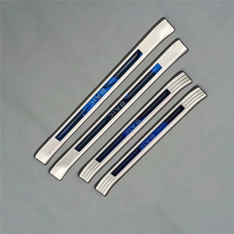 4pcs/set Stainless steel exterior door sill strip fit for BAIC S7 Threshold trim welcome pedal Scuff plate guard cover
4pcs/set Stainless steel exterior door sill strip fit for BAIC S7 Threshold trim welcome pedal Scuff plate guard cover