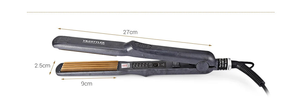 Electronic titanium hair care panel for smooth and shiny hair 208 Corn Splint Hair Tool
Electronic titanium hair care panel for smooth and shiny hair 208 Corn Splint Hair Tool