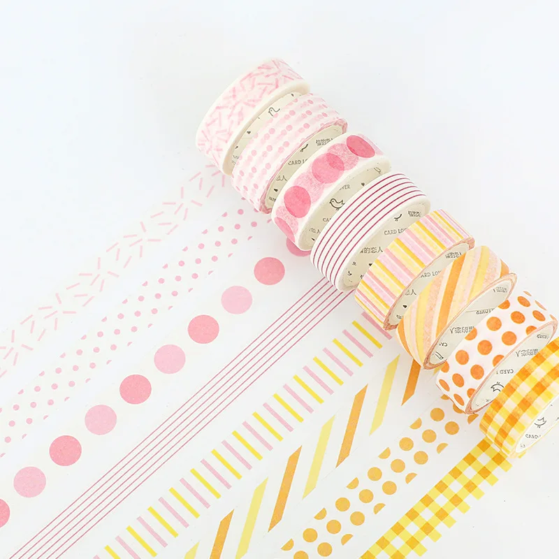24Pcs/Pack Cute Rainbow Color Washi Tape Set 15mm*7m Paper Masking Tapes Line Dot Decor Stickers Stationery Tape School supplies
24Pcs/Pack Cute Rainbow Color Washi Tape Set 15mm*7m Paper Masking Tapes Line Dot Decor Stickers Stationery Tape School supplies