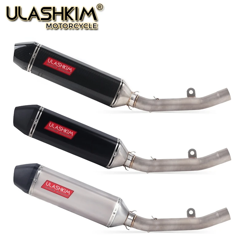 Motorcycle Full System Exhaust Muffler Modified Middle Link Pipe Slip On For kawasaki Z800 2013 2014 2015 2016
Motorcycle Full System Exhaust Muffler Modified Middle Link Pipe Slip On For kawasaki Z800 2013 2014 2015 2016