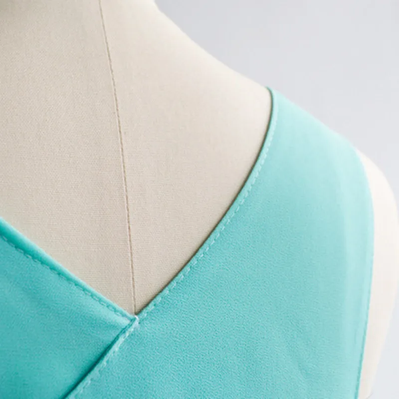 summer Best-selling European and American candy color sexy suspender sweater back ribbon crosss leeveless chiffon vest | Женская одежда