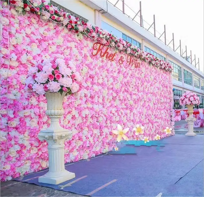 60X40CM Romantic Artificial Rose Hydrangea Flower Wall for Wedding Party Stage and Backdrop Decoration Many colors
60X40CM Romantic Artificial Rose Hydrangea Flower Wall for Wedding Party Stage and Backdrop Decoration Many colors