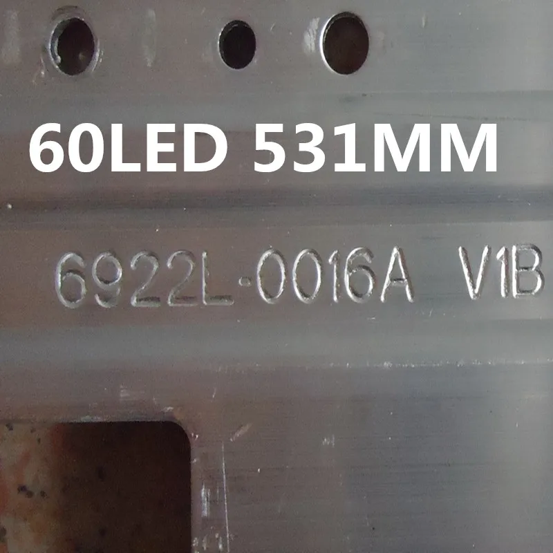 Для экрана LG LC420EUN SE F1 Лампа Артикул 6916L1113A 6922L-0016A 1 шт. = 60 светодиодов 531 мм
Для экрана LG LC420EUN SE F1 Лампа Артикул 6916L1113A 6922L-0016A 1 шт. = 60 светодиодов 531 мм