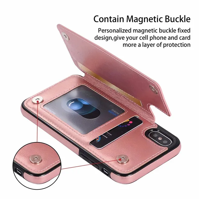 HALOASE For iPhone 7 6 8 Plus Case Retro PU Leather Wallet Flip Case for iPhone X 6S 5 5S SE Multi Card Holders Case
HALOASE For iPhone 7 6 8 Plus Case Retro PU Leather Wallet Flip Case for iPhone X 6S 5 5S SE Multi Card Holders Case