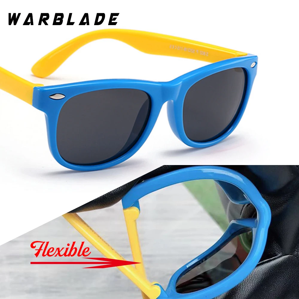 WarBLade Colorful Flexible Kids Sunglasses Polarized Eyewears Children High Quality HD Lens Baby Safety Coating Mirror Shades
WarBLade Colorful Flexible Kids Sunglasses Polarized Eyewears Children High Quality HD Lens Baby Safety Coating Mirror Shades