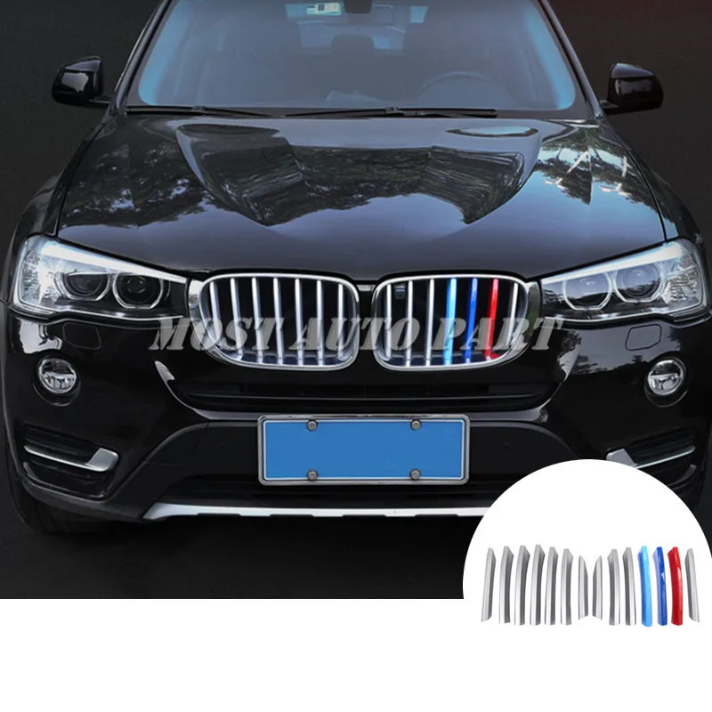 ABS Center Grille Grill Molding Cover Trim 14pcs For BMW X3 F25 2011-2017 Car accesories interior Car decoration
ABS Center Grille Grill Molding Cover Trim 14pcs For BMW X3 F25 2011-2017 Car accesories interior Car decoration