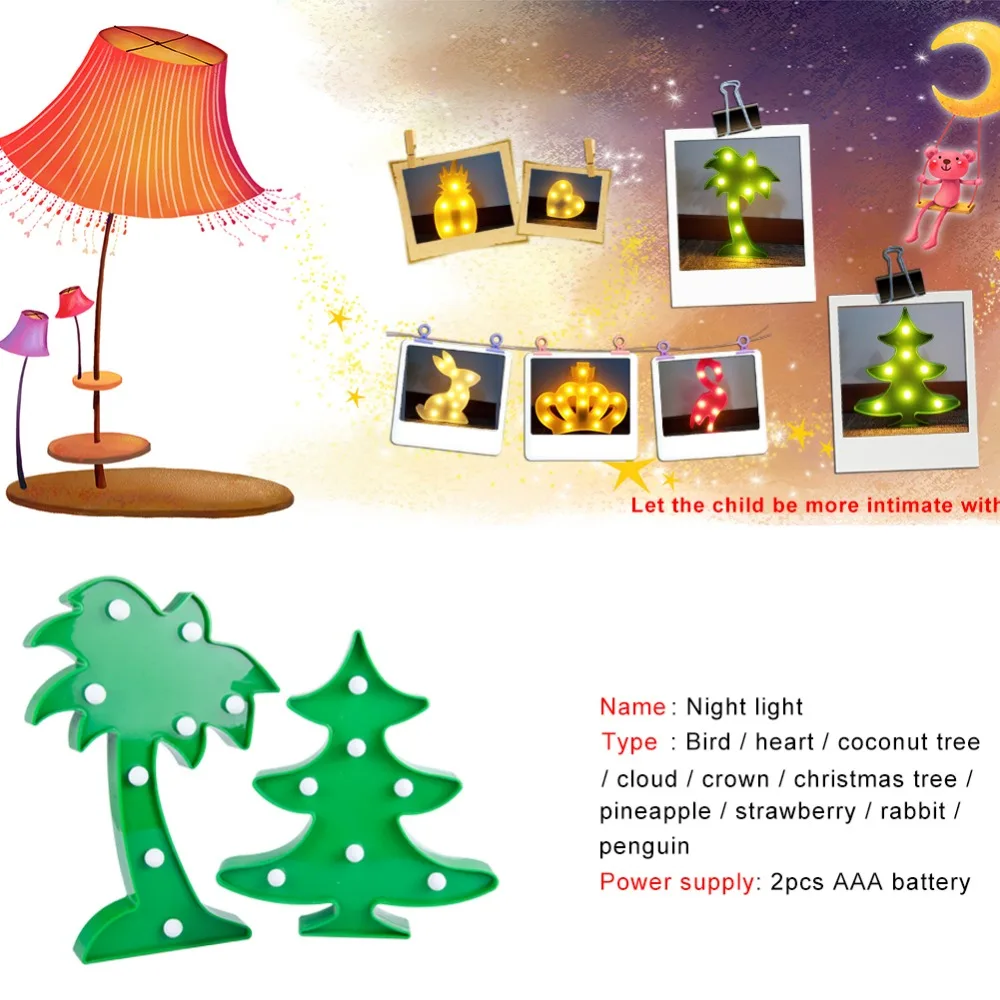 Cute 3D Lamp Night Light Flamingo Pineapple Battery Plastic Marquee Sign Luminaria Abajur LED Decorative Lamps Pendent Wall Lamp
Cute 3D Lamp Night Light Flamingo Pineapple Battery Plastic Marquee Sign Luminaria Abajur LED Decorative Lamps Pendent Wall Lamp