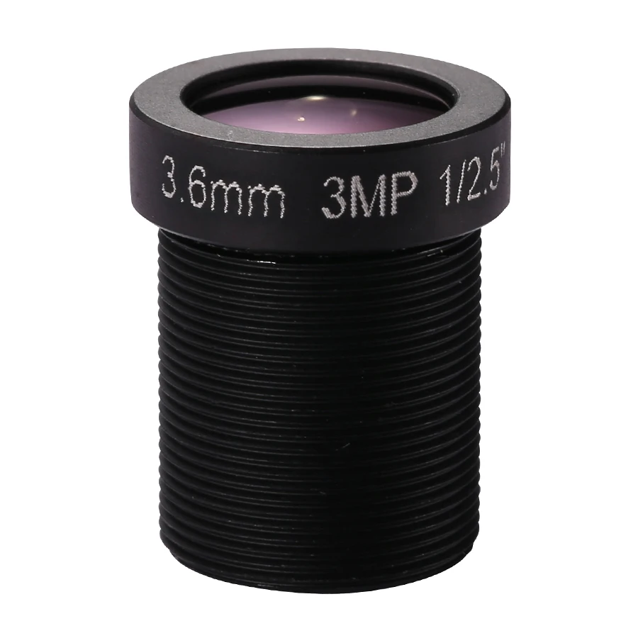 CCTV Lens 1/2.5" M12 MTV Mount 3MP High Resolution 3.6MM Lens IR HD Security Camera Lens
CCTV Lens 1/2.5" M12 MTV Mount 3MP High Resolution 3.6MM Lens IR HD Security Camera Lens