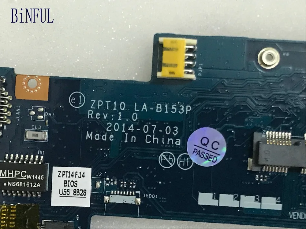 Быстрая доставка, абсолютно новый товар. LA-B153P MOTHEBOARD для материнской платы HP X360 310 G1 (идеально работает)
Быстрая доставка, абсолютно новый товар. LA-B153P MOTHEBOARD для материнской платы HP X360 310 G1 (идеально работает)