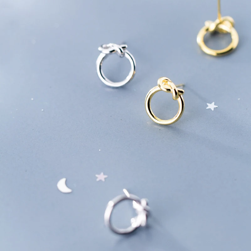 PONYKISS Trendy S925 Sterling Silve Minimalist Chic Round Rope Knot Stud Earrings Women Charm Accessories Birthday Party Gift
PONYKISS Trendy S925 Sterling Silve Minimalist Chic Round Rope Knot Stud Earrings Women Charm Accessories Birthday Party Gift