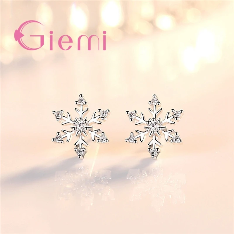 Latest Model Winter Charm Snowflake 925 Sterling Silver Rhinestone Stud Earrings For Women Engagement Jewelry Wholesale
Latest Model Winter Charm Snowflake 925 Sterling Silver Rhinestone Stud Earrings For Women Engagement Jewelry Wholesale