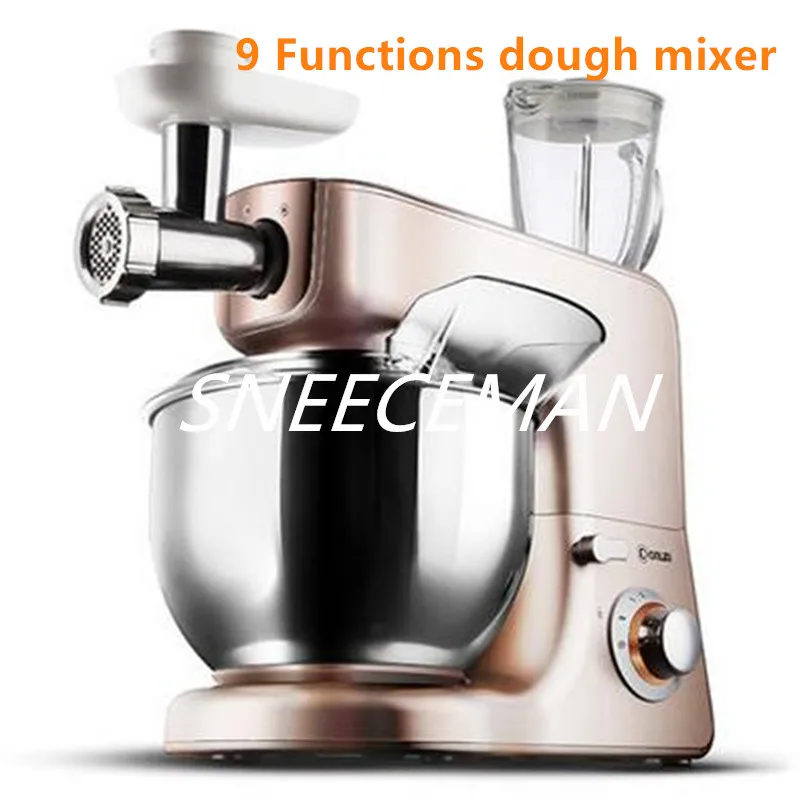 NEW 9 functions Home cook machine and noodle machine multi-function stainless steel kneading machine 5.5L
NEW 9 functions Home cook machine and noodle machine multi-function stainless steel kneading machine 5.5L