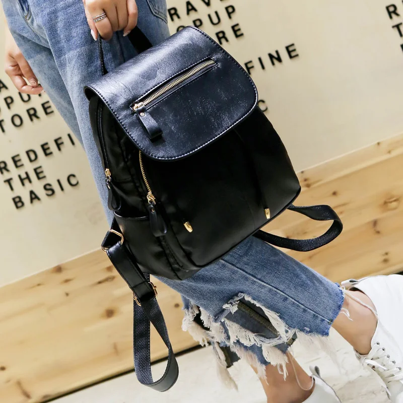 2018 New Backpacks For Teenage Girls Black Leather Backpack Women Vintage School Bags Sac a Dos Femme Ladeis Bag Pack Mochilas
2018 New Backpacks For Teenage Girls Black Leather Backpack Women Vintage School Bags Sac a Dos Femme Ladeis Bag Pack Mochilas