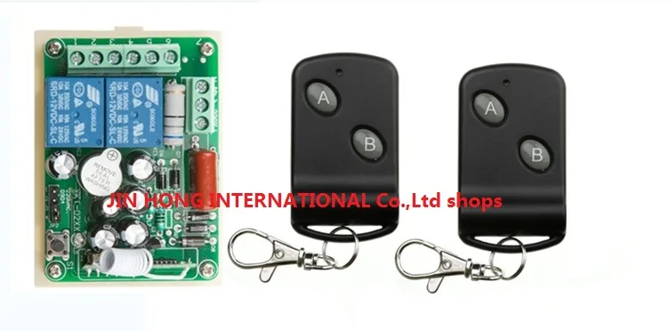 Smart home 220V 2CH RF Wireless Remote Control Switch learning code 1pcs recevier + 2pcs transmitter
Smart home 220V 2CH RF Wireless Remote Control Switch learning code 1pcs recevier + 2pcs transmitter