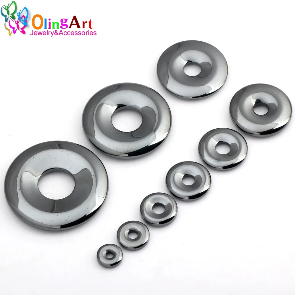 OlingArt 10/12/15/18/20/25/29/35/40MM Natural Stone Black Hematite Donut Coin Round Necklace Bracelet Earring DIY Jewelry Making
OlingArt 10/12/15/18/20/25/29/35/40MM Natural Stone Black Hematite Donut Coin Round Necklace Bracelet Earring DIY Jewelry Making