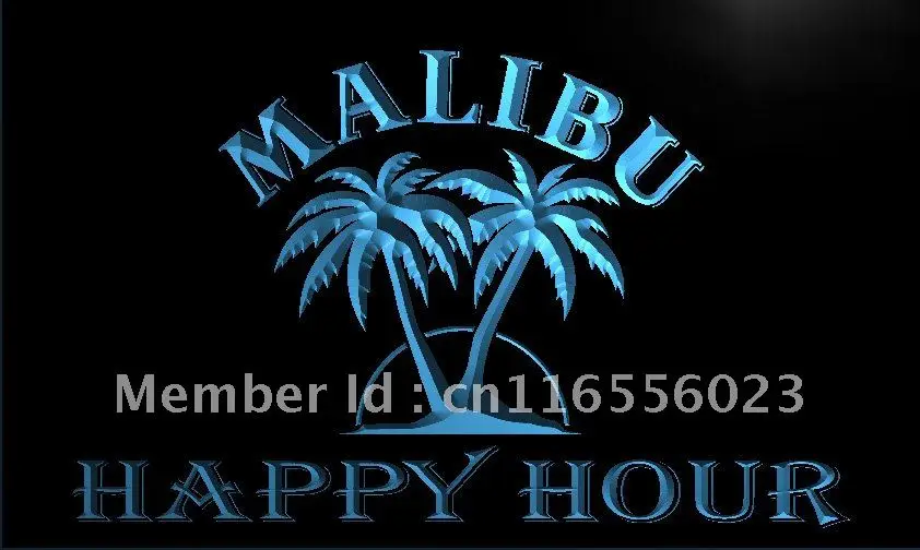LA643- Malibu пиво «Счастливые часы», светодиодная неоновая световая вывеска, поделки для домашнего декора
LA643- Malibu пиво «Счастливые часы», светодиодная неоновая световая вывеска, поделки для домашнего декора