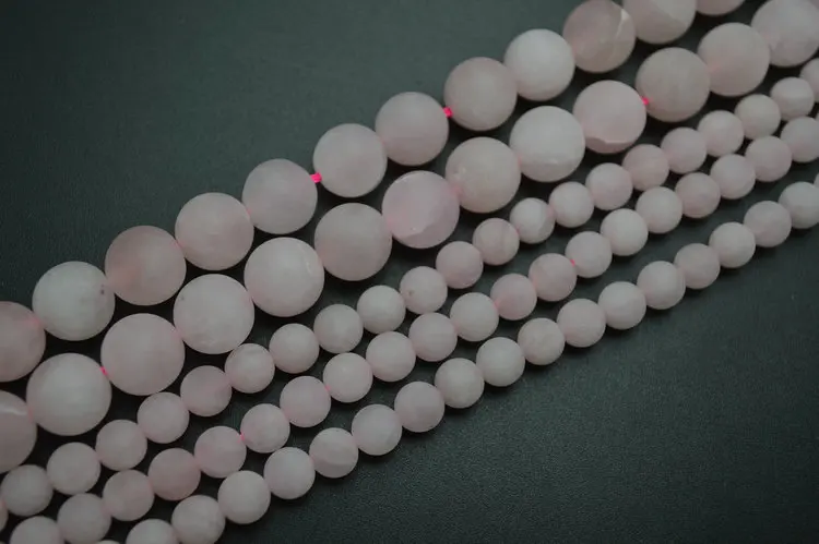 High Quality Matte Natural Pink Quartz Stone Smooth Round Loose Beads 4mm~12mm Dull Polished Fashion Jewelry making
High Quality Matte Natural Pink Quartz Stone Smooth Round Loose Beads 4mm~12mm Dull Polished Fashion Jewelry making