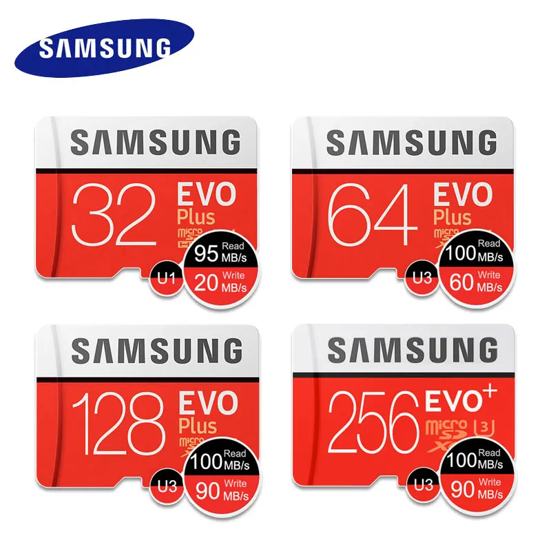 SAMSUNG Micro SD card 128GB High Speed 100 MB/S Memory Card EVO Plus PRO 64GB Class10 TF Card 256GB 32GB C10 UHS-I U3
SAMSUNG Micro SD card 128GB High Speed 100 MB/S Memory Card EVO Plus PRO 64GB Class10 TF Card 256GB 32GB C10 UHS-I U3