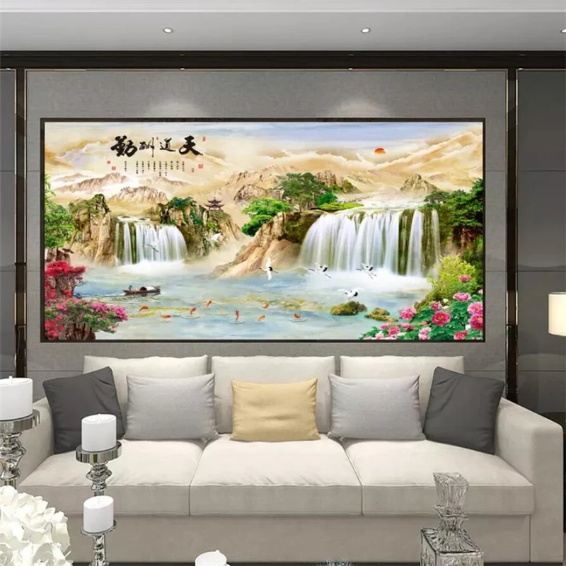 Пользовательские 3d обои wellyu фотообои китайские Мраморные фоны для телевизора