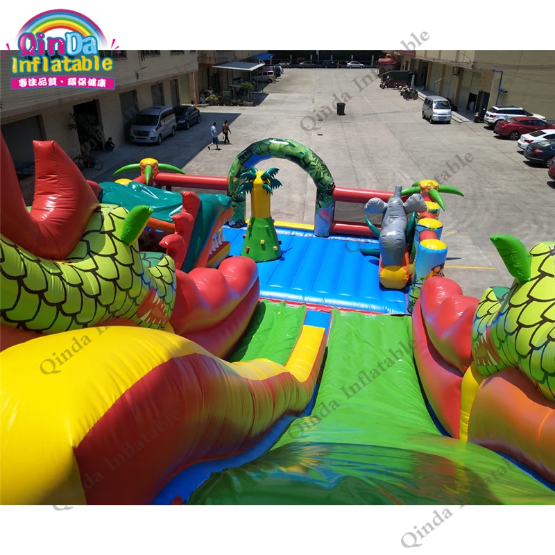 Большой надувной замок батут для детей 17*11 м|castle bouncy|bouncy castleinflatable castle |