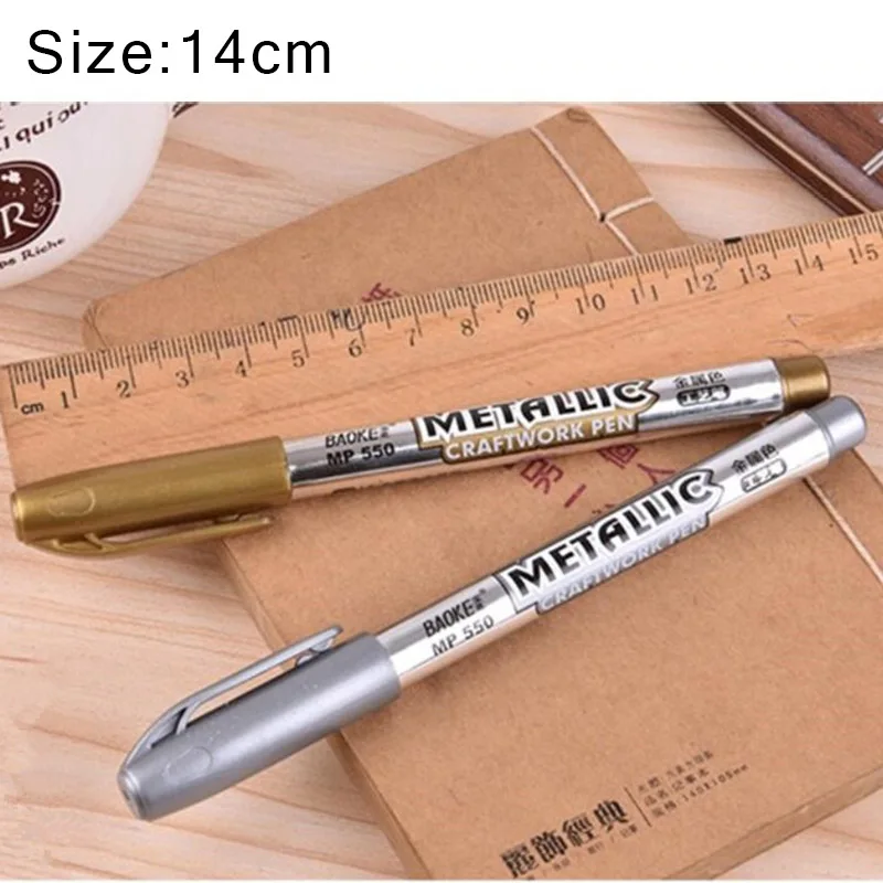 2pcs Gold Silver Metallic Color Pen DIY Paper Tag Photo Album Scrapbooking For Party Birthday Wedding Decoration Signing Pen
2pcs Gold Silver Metallic Color Pen DIY Paper Tag Photo Album Scrapbooking For Party Birthday Wedding Decoration Signing Pen
