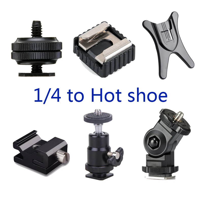 Camera Accessories 1/4 Inch Professional Tripod Screw Hot Shoe Mount Adapter to Flash Shoe Umbrella Holder Stand Bracket Mayitr
Camera Accessories 1/4 Inch Professional Tripod Screw Hot Shoe Mount Adapter to Flash Shoe Umbrella Holder Stand Bracket Mayitr