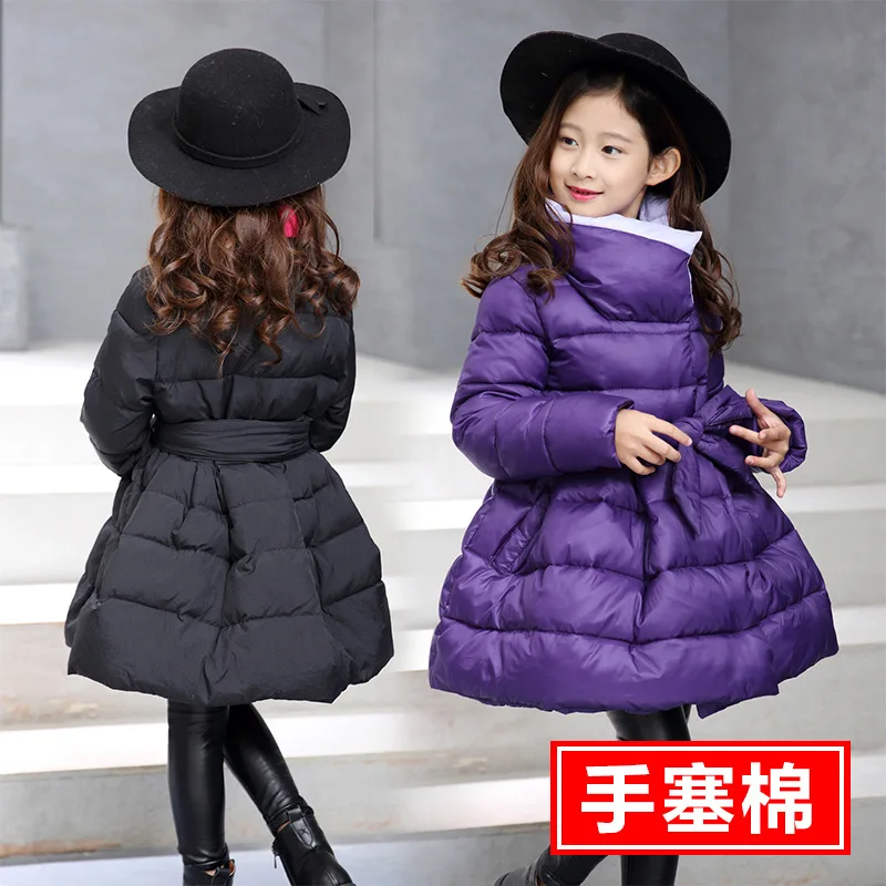 Child 2017 New Girls In Korean Winter Coat Thick Hand Plug of Cotton Padded Child Bow Girls Coat
Child 2017 New Girls In Korean Winter Coat Thick Hand Plug of Cotton Padded Child Bow Girls Coat