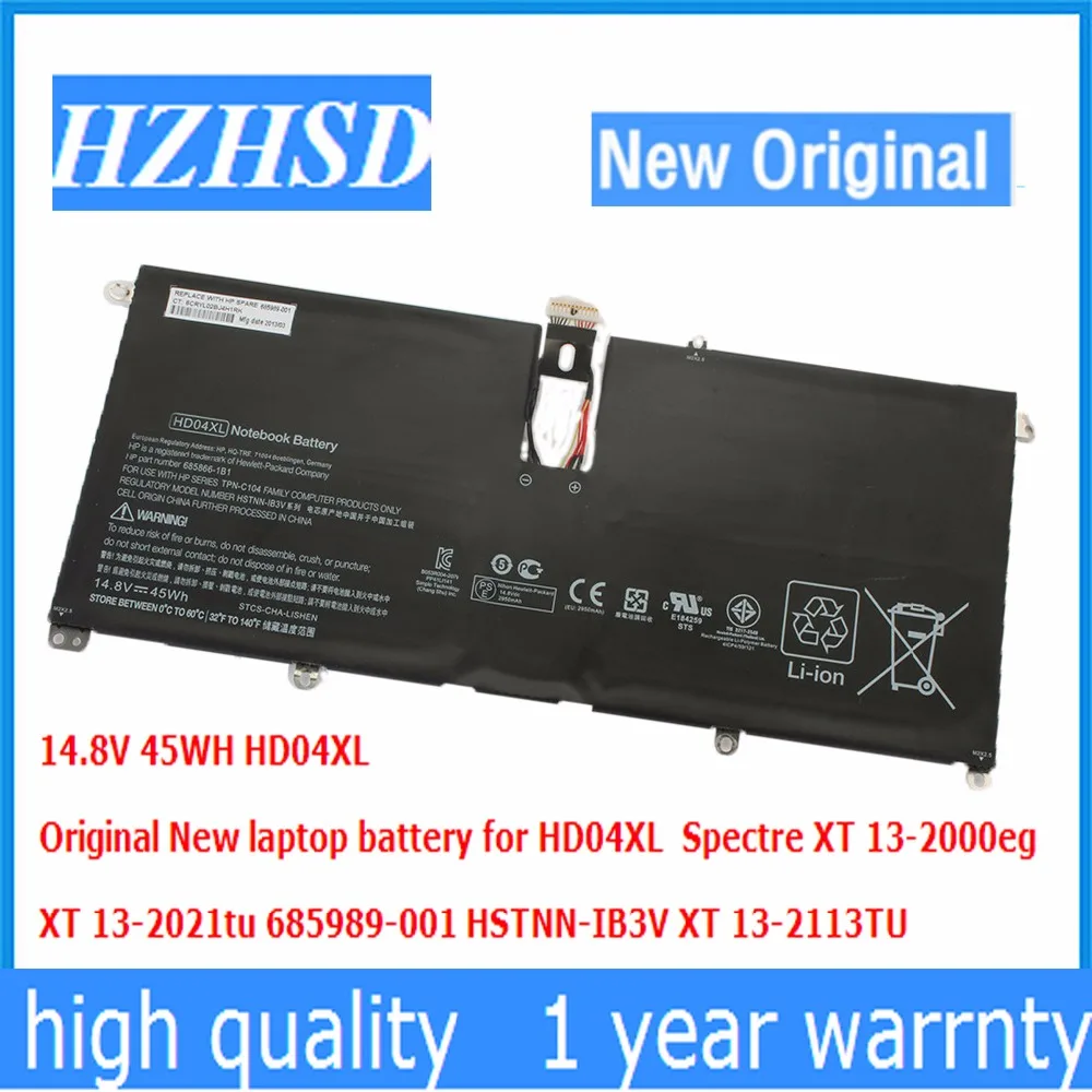 14.8V 45WH HD04XL Original New HD04XL laptop battery for Spectre XT 13-2000eg XT 13-2021tu 685989-001 HSTNN-IB3V XT 13-2113T
14.8V 45WH HD04XL Original New HD04XL laptop battery for Spectre XT 13-2000eg XT 13-2021tu 685989-001 HSTNN-IB3V XT 13-2113T