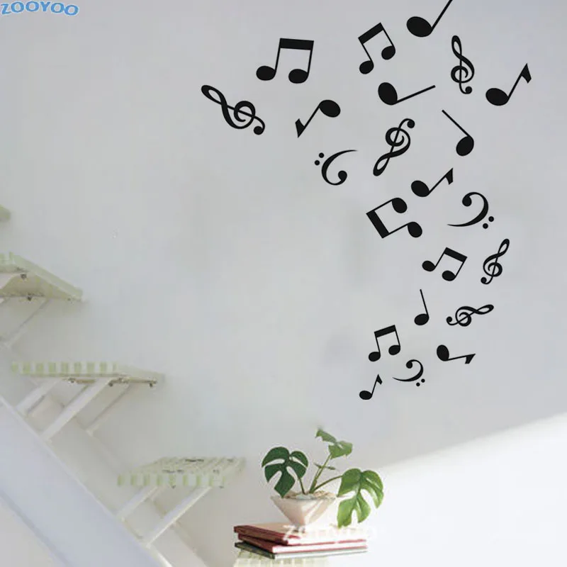 ZOOYOO Musical Notes Wall Sticker Art Vinyl Murals Home Decor Music Wall Decals For Children Living Room Bedroom Decoration
ZOOYOO Musical Notes Wall Sticker Art Vinyl Murals Home Decor Music Wall Decals For Children Living Room Bedroom Decoration