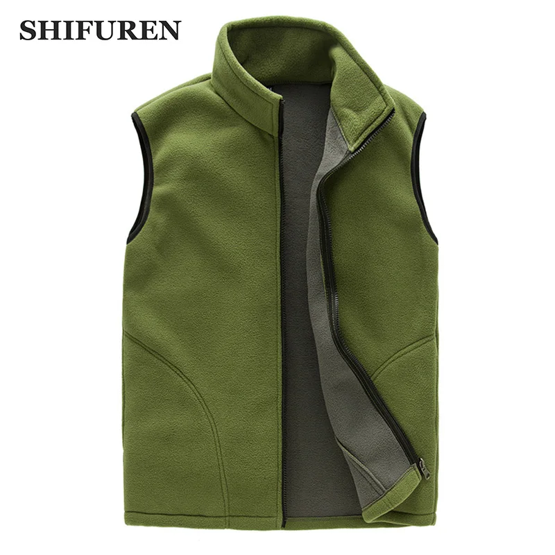 SHIFUREN Men Winter Outdoor Hiking Camping Vest Warm Fleece Climbing Trekking Sleeveless Jacket Male Waistcoat Size S-XXL
SHIFUREN Men Winter Outdoor Hiking Camping Vest Warm Fleece Climbing Trekking Sleeveless Jacket Male Waistcoat Size S-XXL