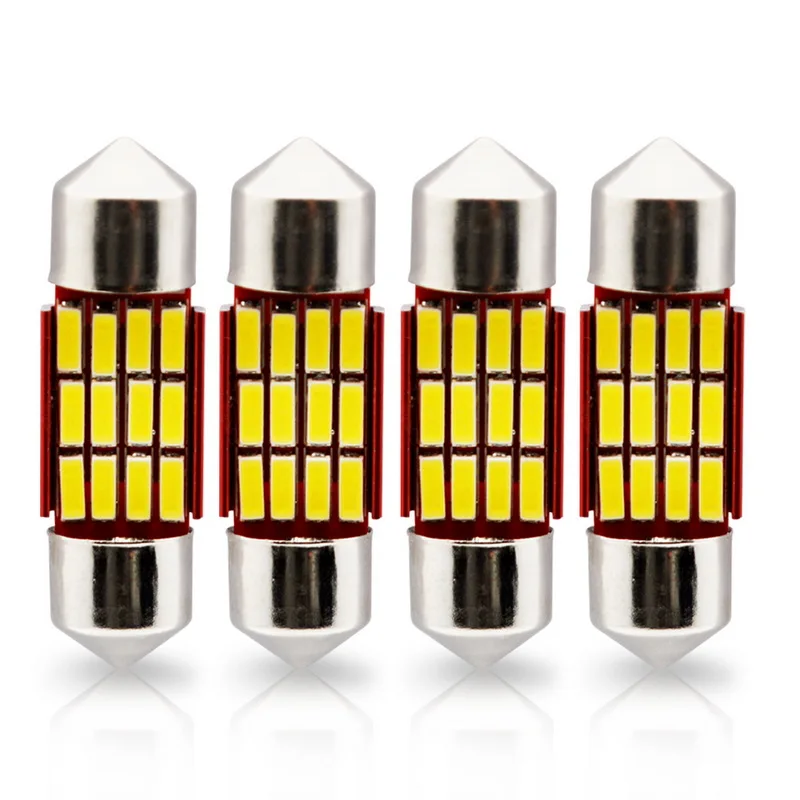 Safego 4pcs 31mm 36mm 39mm 41mm Canbus LED Car Festoon 4014 LED Dome Interior Lights Signal Lamps Reading Bulbs 12V Super Bright
Safego 4pcs 31mm 36mm 39mm 41mm Canbus LED Car Festoon 4014 LED Dome Interior Lights Signal Lamps Reading Bulbs 12V Super Bright