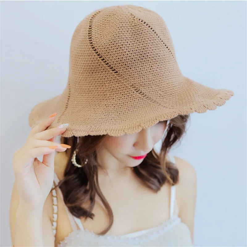 Hot Sale Pure color hat Summer women's trip caps leisure beach Foldable breathable hollow out sun AD0343
Hot Sale Pure color hat Summer women's trip caps leisure beach Foldable breathable hollow out sun AD0343