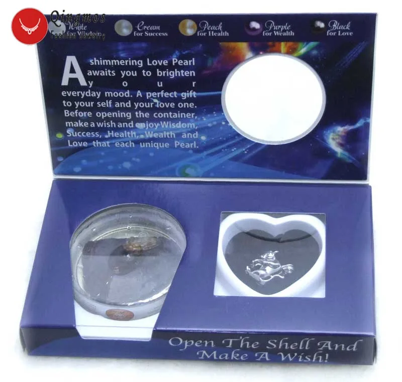 Qingmos Constellation Wish Pearl One Box Oyster Taurus Pendant Necklace with Love Pearl Chokers Women Necklace for Women-wh3633
Qingmos Constellation Wish Pearl One Box Oyster Taurus Pendant Necklace with Love Pearl Chokers Women Necklace for Women-wh3633