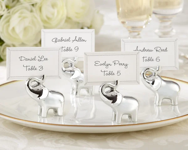 Wholesale 24pcs/lot "Lucky in Love" Silver-Finish Lucky Elephant Place Card Holder Party Wedding Favor Gift Free shipping
Wholesale 24pcs/lot "Lucky in Love" Silver-Finish Lucky Elephant Place Card Holder Party Wedding Favor Gift Free shipping