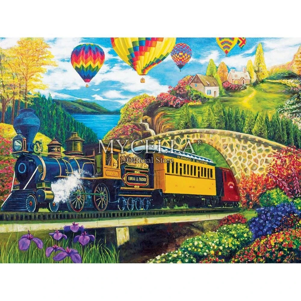 5D Diy Diamond Painting Trains Landscape Cross Stitch Diamond Embroidery Hot Air Balloons Full Mosaic Home Decor Children Gifts
5D Diy Diamond Painting Trains Landscape Cross Stitch Diamond Embroidery Hot Air Balloons Full Mosaic Home Decor Children Gifts