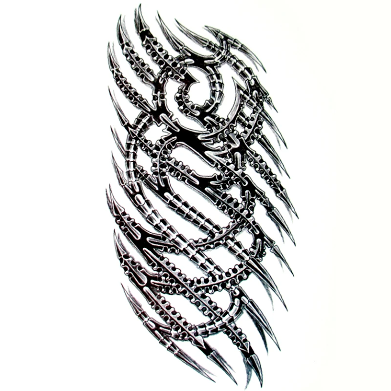 Metal thorn knife waterproof temporary tattoos Men women flash metalic fake Tatoo sleeve tattoo
Metal thorn knife waterproof temporary tattoos Men women flash metalic fake Tatoo sleeve tattoo
