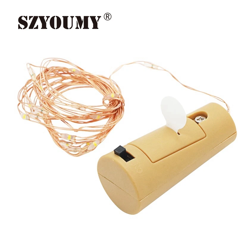 SZYOUMY Wine Bottle Lights 1M 2M LED Cork Shaped Starry String Lights Christmas Valentines Wedding Party Decoration light
SZYOUMY Wine Bottle Lights 1M 2M LED Cork Shaped Starry String Lights Christmas Valentines Wedding Party Decoration light