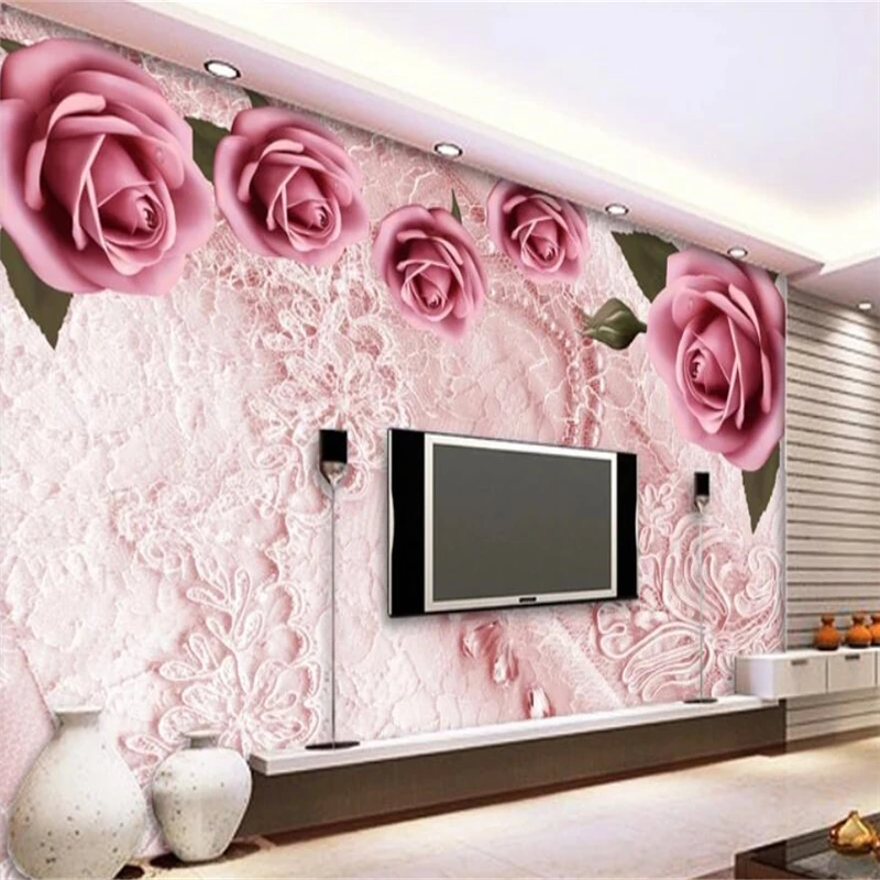 beibehang Custom 3d wall paper murals living room bedroom romantic rose silk wallpaper tv background home decor
beibehang Custom 3d wall paper murals living room bedroom romantic rose silk wallpaper tv background home decor