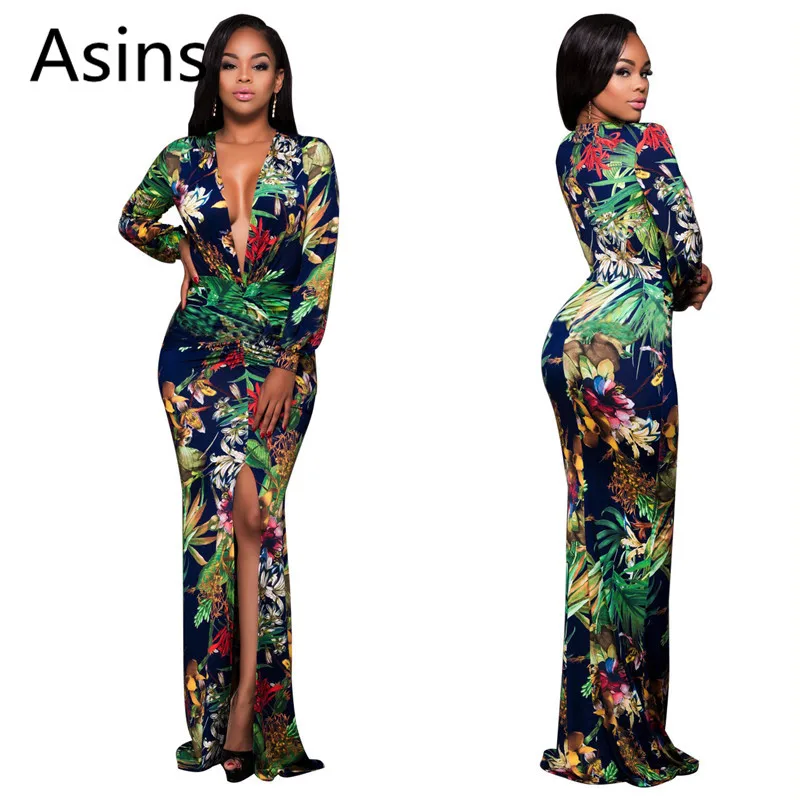 Asins dresses woman party night 2019 spring new casual fashion deep v neck high waist printing long sleeve sexy wild long dress
Asins dresses woman party night 2019 spring new casual fashion deep v neck high waist printing long sleeve sexy wild long dress