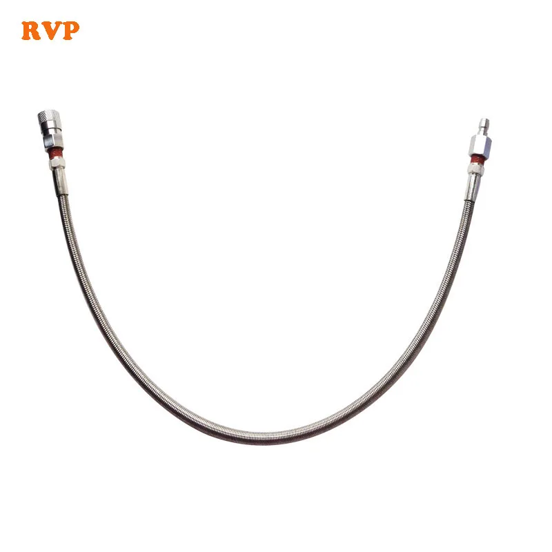 PCP Paintball High Pressure Hose Stainless Steel Matt HP Hose with Stainless Steel Couplers 4500psi 53cm long
PCP Paintball High Pressure Hose Stainless Steel Matt HP Hose with Stainless Steel Couplers 4500psi 53cm long
