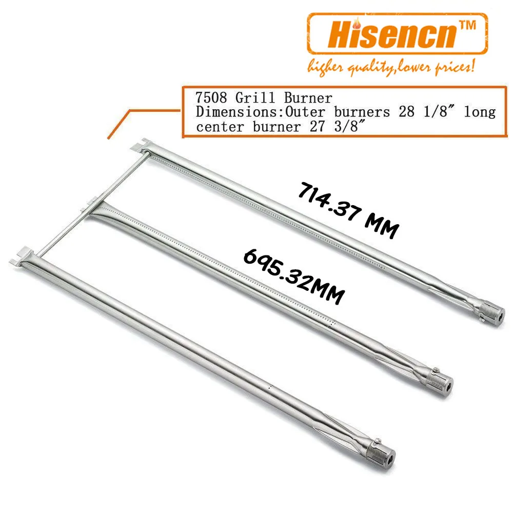 Hisencn сменная SS горелка 7508 и Тепловая плита 7537 для Genesis Silver Gold B & C Spirit 700 газовый