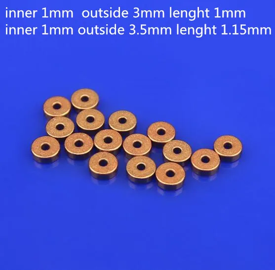 10pcs/lot mini copper brass bearing self lubricating bushing 3mm miniature smallest brass bearing
10pcs/lot mini copper brass bearing self lubricating bushing 3mm miniature smallest brass bearing