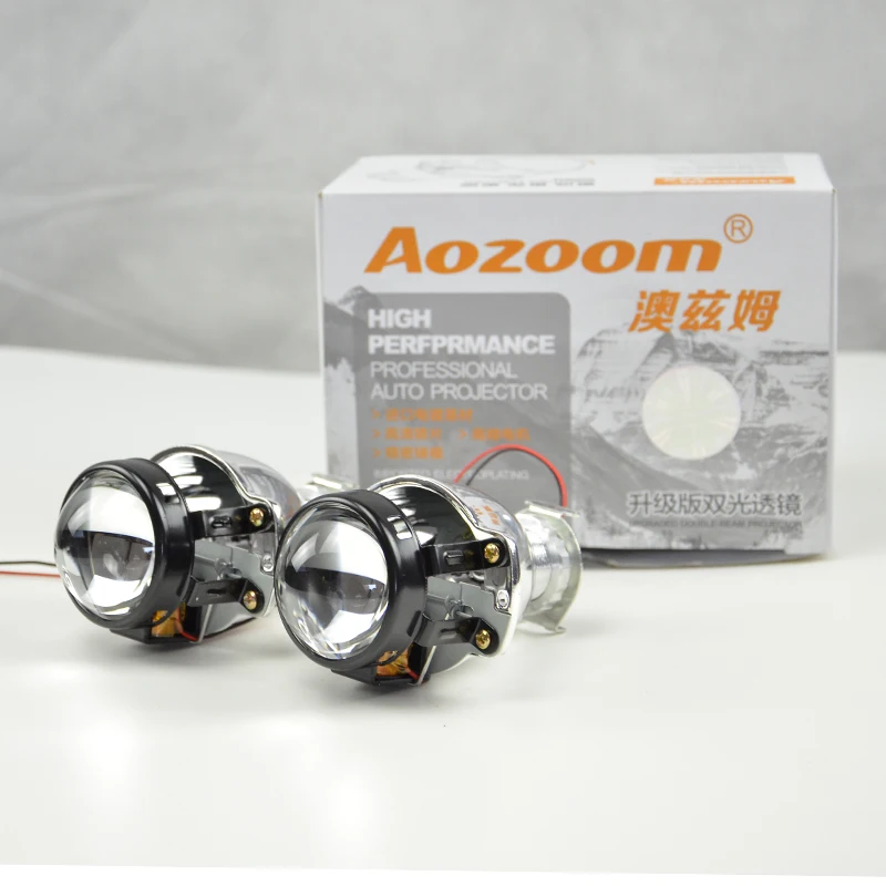 Aozoom Mini H1 1 8 дюймов WST Модернизированный HID Bi Xenon объектив фара проектор