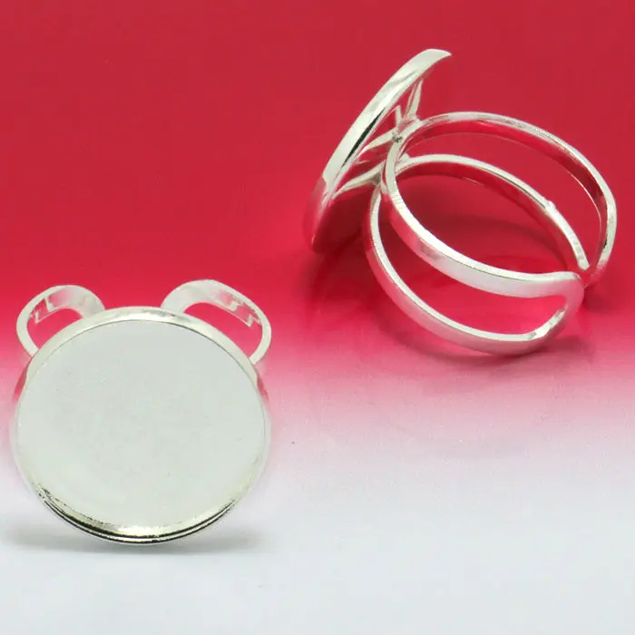 30pcs/lot Silver Plated Ring Blank Jewelry with Inner 20mm "N" shape adjustable Ring Tray for Setting Cameo Cabochons
30pcs/lot Silver Plated Ring Blank Jewelry with Inner 20mm "N" shape adjustable Ring Tray for Setting Cameo Cabochons