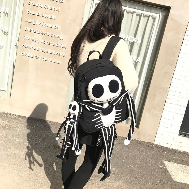 Creative Personality Skull Backpack 3D Skeleton Shoulder Bag Cute Casual Hip Hop Street Cool School Students Rucksack Packbag
Creative Personality Skull Backpack 3D Skeleton Shoulder Bag Cute Casual Hip Hop Street Cool School Students Rucksack Packbag
